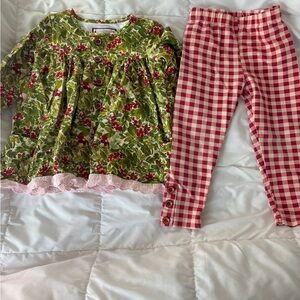 SweetHoney Festive Green and Red Set